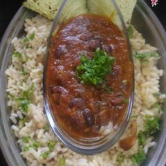 A picture of Kashmiri Rajma.