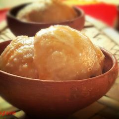 A picture of Nolen Gur R Icecream (eggless icecream made by date palm gur ot jeggery).