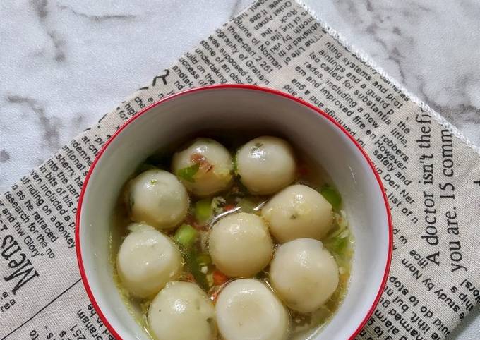 Standar Resep bikin Cilok Kuah Goyang Lidah yang spesial