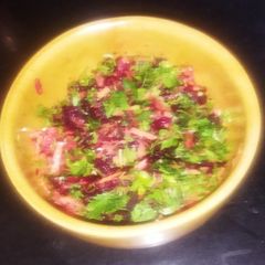 A picture of Carrot Beetroot Kachumber.
