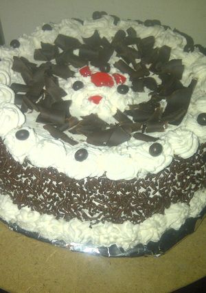 Foto resep Black forest (baked cake)