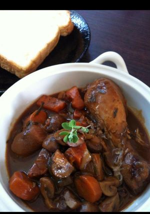 รูปของ Coq au vin ไก่ตุ๋นไวน์ฝรั่งเศส