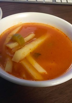 Una foto de Sopa de papa
