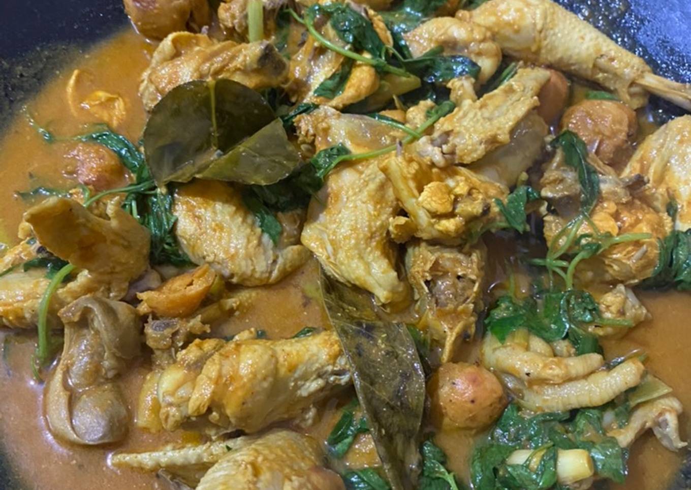 Ayam rica-rica asam cikala