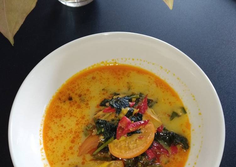 Resep 160. Sayur Teri Daun Pepaya Jepang Fibercreme, Enak Banget
