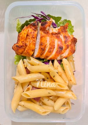 Foto resep *20) Pasta Penne Salad w/ breast chicken
