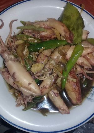 Foto resep Cumi asin cabe ijo