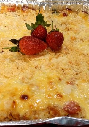 Foto resep Cheese baked rice (nasi panggang sapi keju)