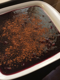 Una foto de Mazamorra morada