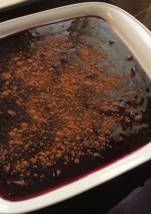 Una foto de Mazamorra morada