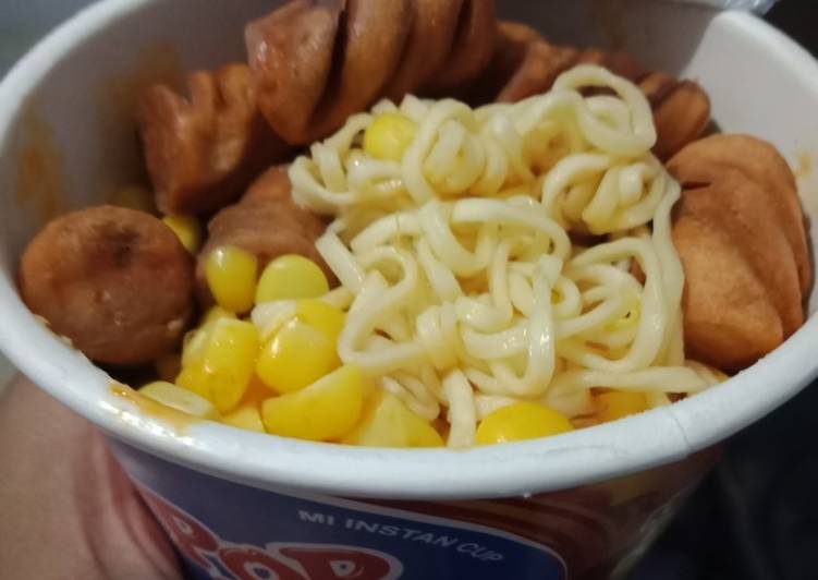 Resep Pop mie allah anak kosan Anti Gagal