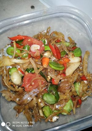 Foto resep Tumis Ikan Asin, teri, dan pete