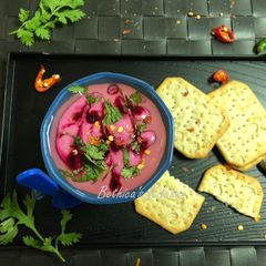 A picture of Beetroot & Yoghurt Dip.