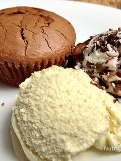 Una foto de Coulant de chocolate