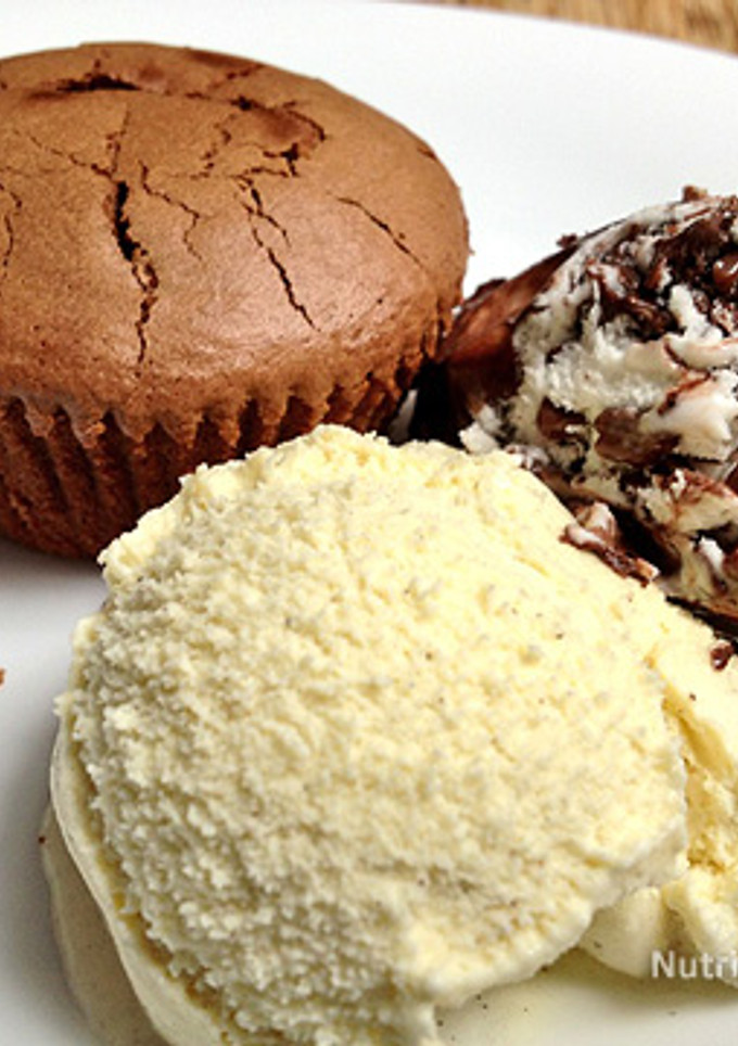 Una foto de Coulant de chocolate