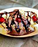 Caramalised Banana Split
