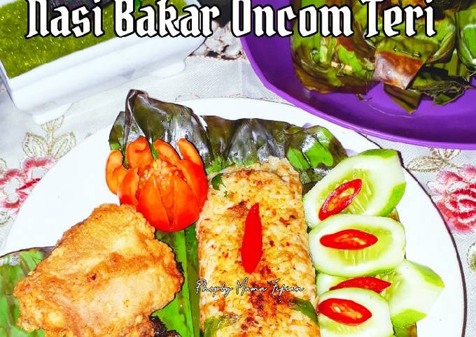 Nasi Bakar Oncom Teri