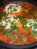 Tajine de albóndigas de cordero y huevo (kofta tajine)