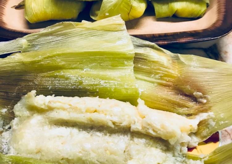 Tamales en olla