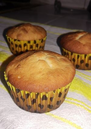 Una foto de Muffin de plátano con nuez