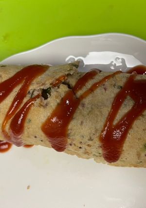 肉餅捲生菜 的食譜成品照片