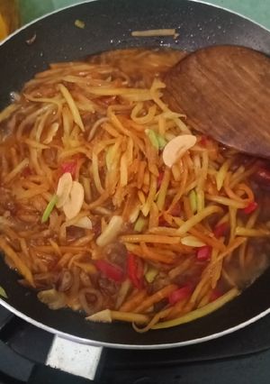 Foto resep Tumis pepaya muda