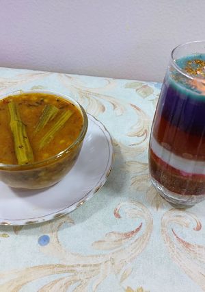 A picture of Drumstick with chana dal.