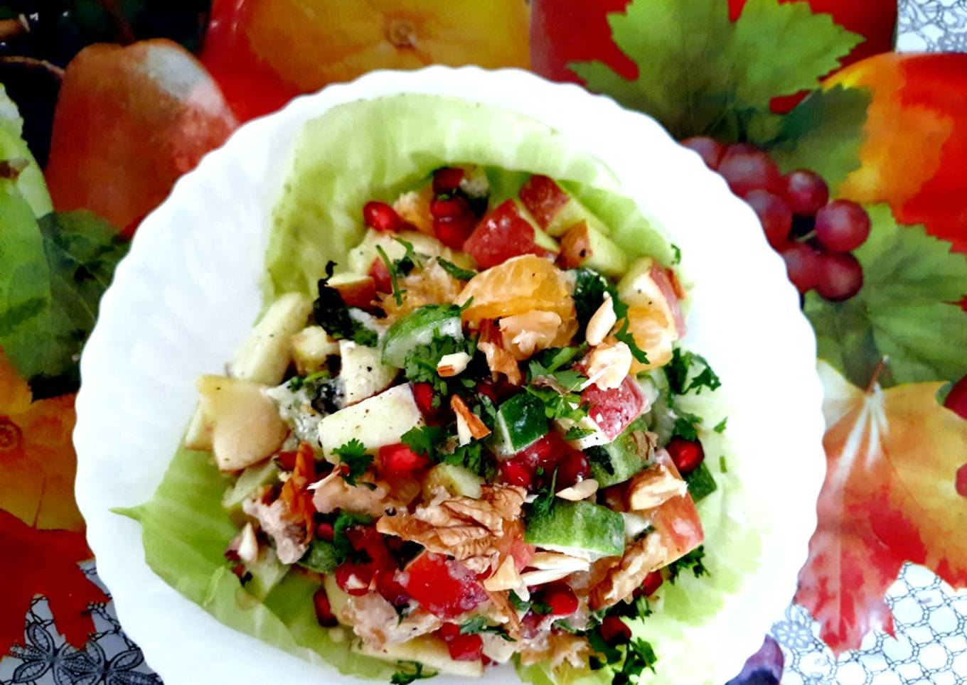 Mixed fruit Salad with Yogurt