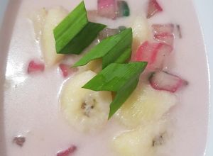 Foto resep Kolak pisang biji delima