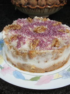 Una foto de Tarta de galletas con leche condensada y coco