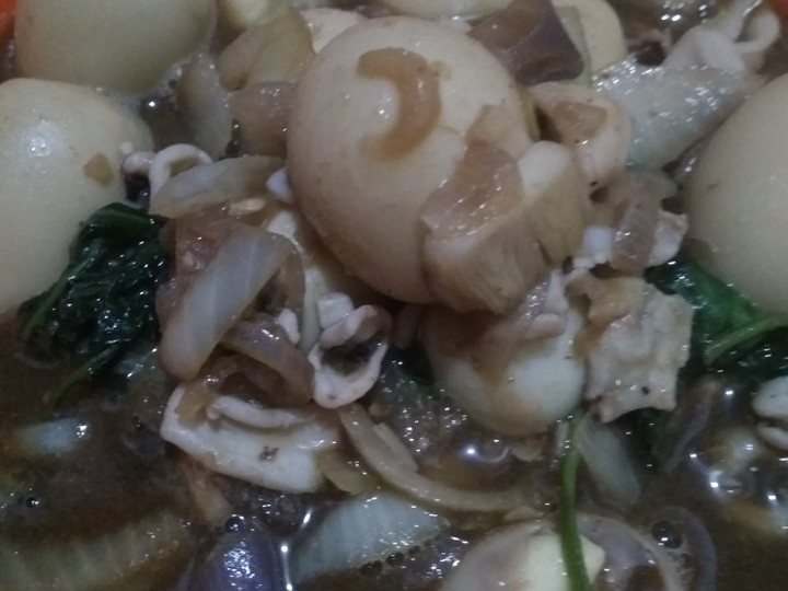 Cara Gampang Menyiapkan Tumis kangkung cumi teriyaki, Menggugah Selera