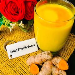 A picture of Turmeric Latte.