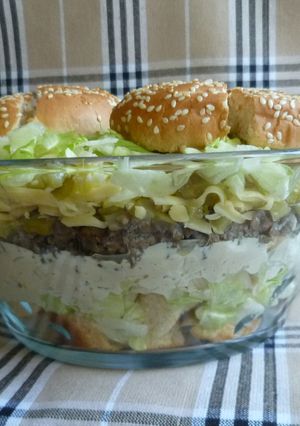 Zdjęcie przepisu Sałatka BIG MAC.