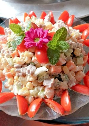 Hình của món Salad Nga.