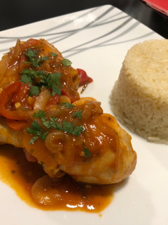 Una foto de Pollo a la portuguesa