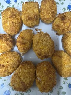 Una foto de 586. Croquetas de jamón serrano en freidora de aire (picoteo)