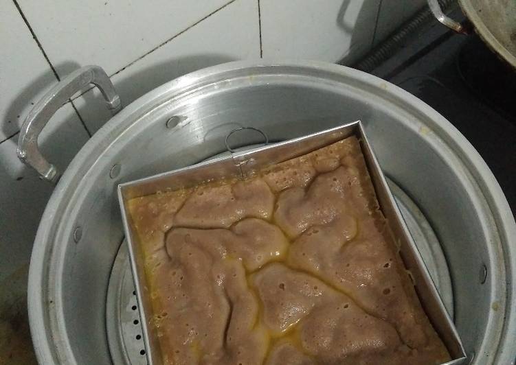 Langkah Mudah untuk meracik Kue kukus susu coklat, Lezat Sekali