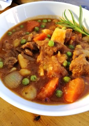A picture of Lamb stew.