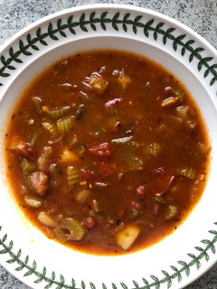 A picture of Use-up Celery & Tomato Soup.