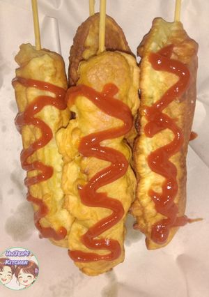 รูปของ คอร์นด็อกไข่ฟู (Fluffy Egg Corn Dog)