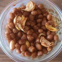 A picture of Garlicky soya fry.