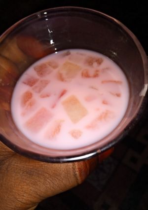 Lemon kankana da madara ainihin hoton girkin