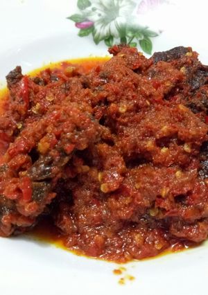 Foto resep Dendeng Balado Basah Khas Minang