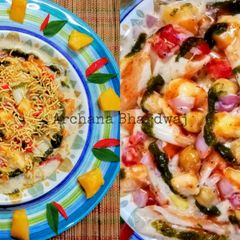 A picture of Mango Pasta Chaat.