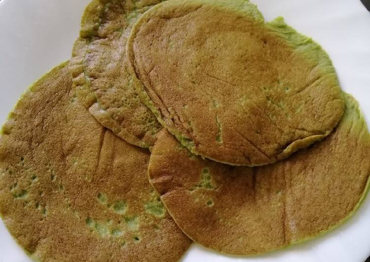 Easiest Way to Make Super Quick Homemade Green Tea Pancake