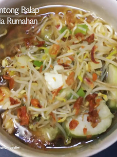 Foto resep Lontong Balap Ala Rumahan (Lontong Mie)