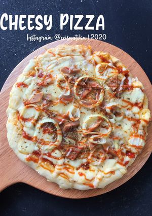 Foto resep Cheesy Pizza / Pizza Keju