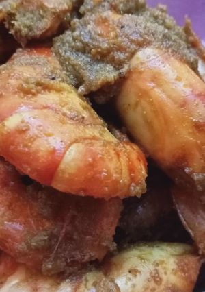 Foto resep Udang Bumbu Kuning Pedas