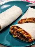 Darált húsos tortilla tekercs