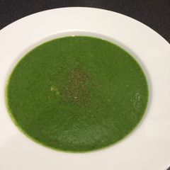 A picture of Simple Green Soup- Courgette & Spinach.